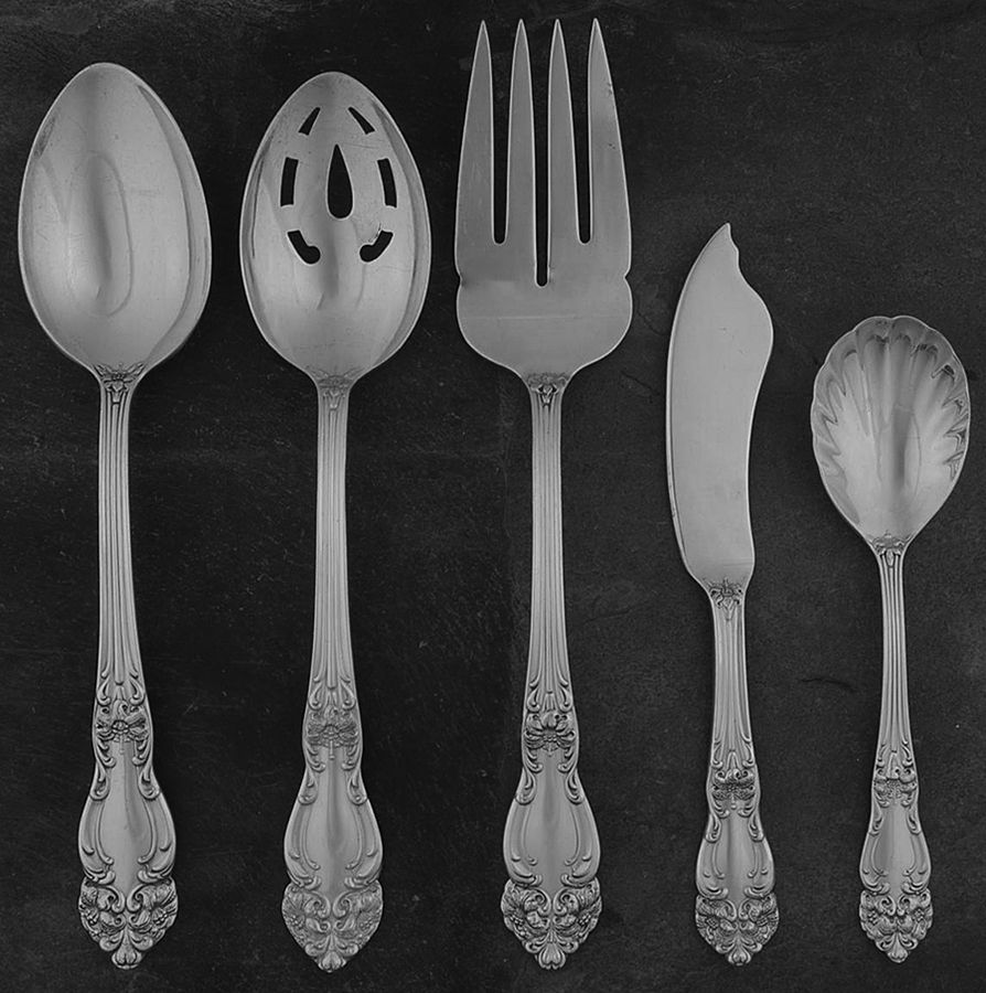 Festivity (Silverplate, 1945) 5 Piece Hostess Set by Reed & Barton-1
