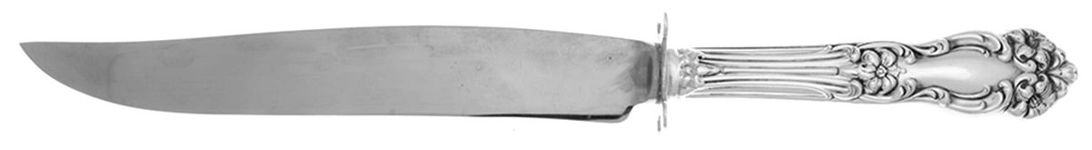 Festivity (Silverplate, 1945) Small Steak Carving Knife with Stainless Blade by Reed & Barton-1