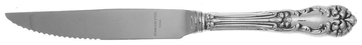 Festivity (Silverplate, 1945) Steak Knife Individual Hollow, Serrate HC by Reed & Barton-1