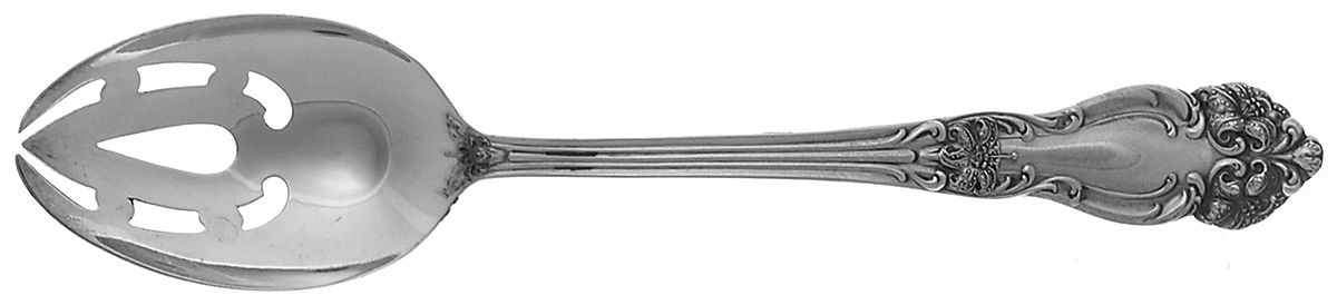 Festivity (Silverplate, 1945) Pierced Tablespoon (Serving Spoon) by Reed & Barton-1
