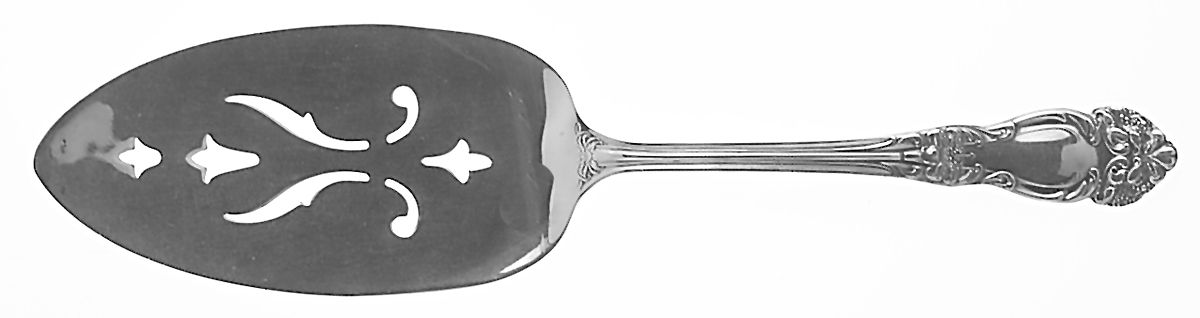 Festivity (Silverplate, 1945) Solid Pierced Pie Server by Reed & Barton-1