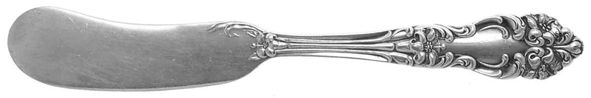 Festivity (Silverplate, 1945) Flat Handle Butter Spreader by Reed & Barton-1