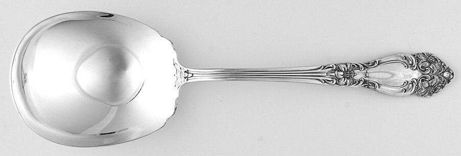 Festivity (Silverplate, 1945) Solid Salad Serving Spoon by Reed & Barton-1