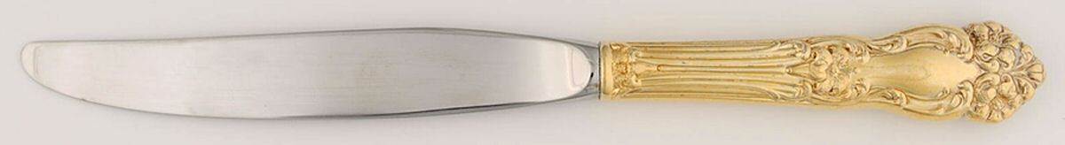 Golden Festivity (Gold Electroplate) Modern Hollow Knife by Reed & Barton-1
