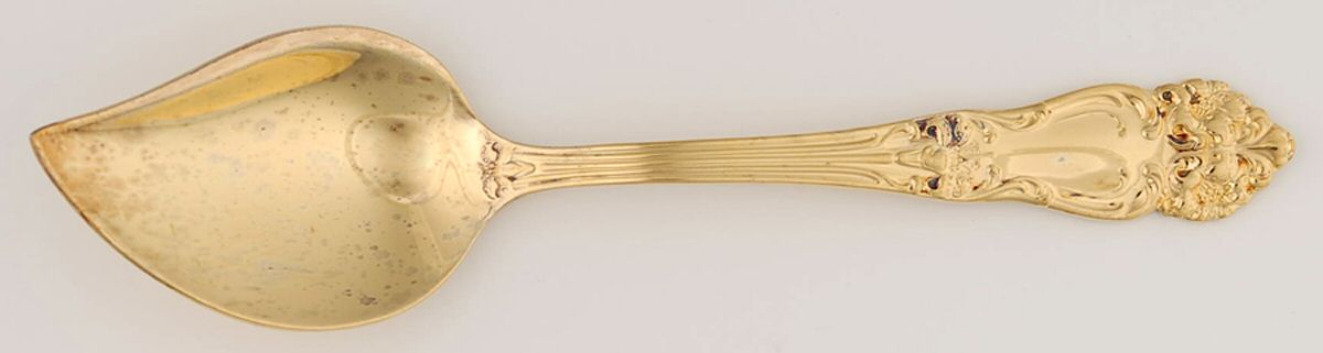 Golden Festivity (Gold Electroplate) Large Solid Jelly Server by Reed & Barton-1