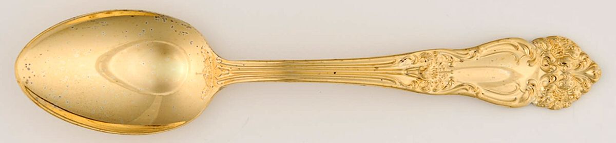 Golden Festivity (Gold Electroplate) Teaspoon by Reed & Barton-1