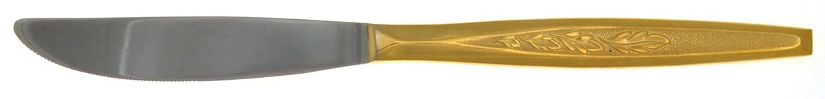 RNT7 (GOLD ELECTROPLATE) Modern Solid Knife by Regent Cutlery-1