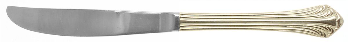 Gold Allegro (Gold Electroplate) Modern Solid Knife by Royal Gallery-1