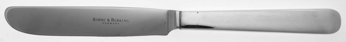 Alta (Silverplate) Dessert Knife with Stainless Blade by Robbe & Berking-1