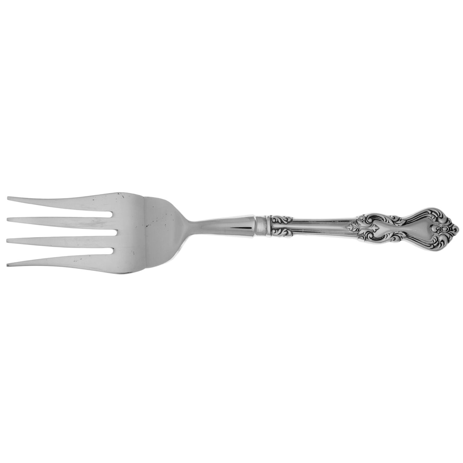 Marlborough (Stainless) Cold Meat Fork Large, Stainless Tines HC by Reed & Barton-1