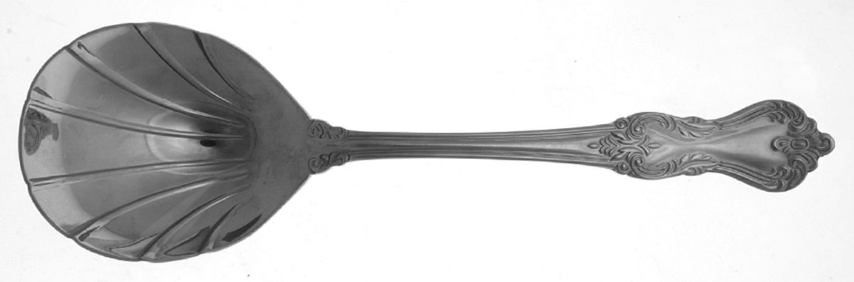 Marlborough (Stainless) Solid Shell Casserole Spoon by Reed & Barton-1