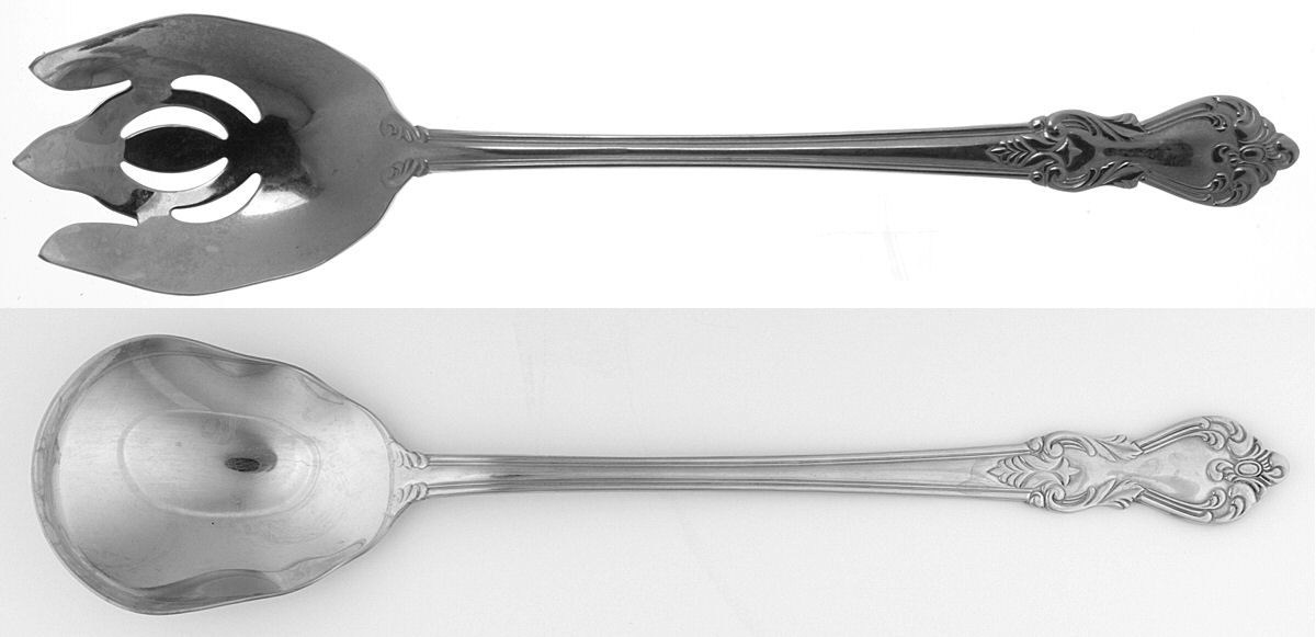 Marlborough (Stainless) Solid Oversized Serving Salad Set by Reed & Barton-1