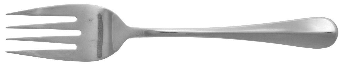 Hartford (Stainless) Medium Solid Cold Meat Serving Fork by Roberts & Belk-1