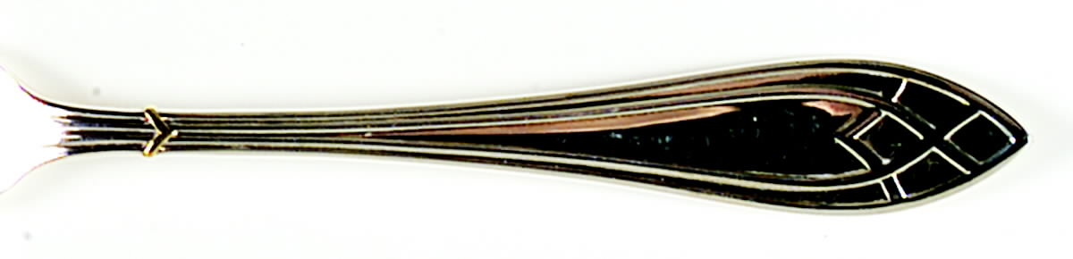 Golden Arcade (Silverplate) Fork by Robbe & Berking-1
