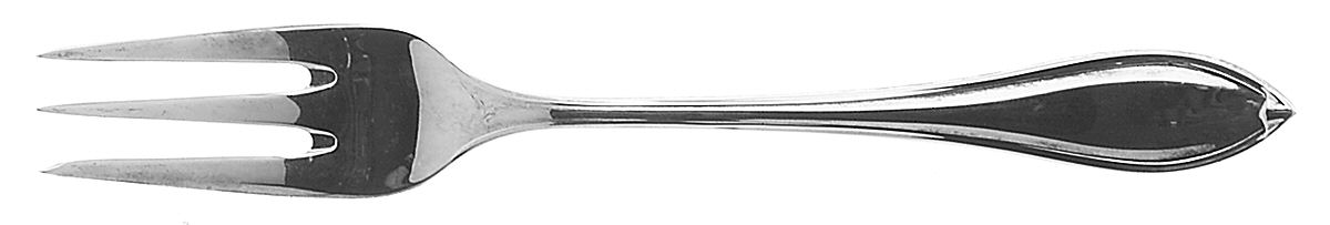 Navette (Silverplate) Individual Cake Fork by Robbe & Berking-1
