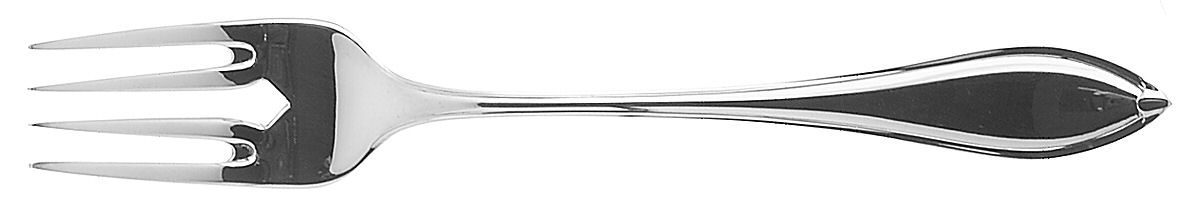 Navette (Silverplate) Individual Solid Fish Fork by Robbe & Berking-1