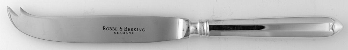 Alt-Spaten (Silverplate) Cheese Knife with Stainless Blade by Robbe & Berking-1