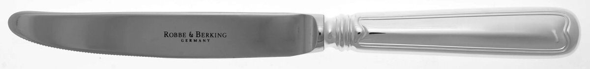 Alt-Faden (Silverplate) Dessert Knife with Stainless Blade by Robbe & Berking-1