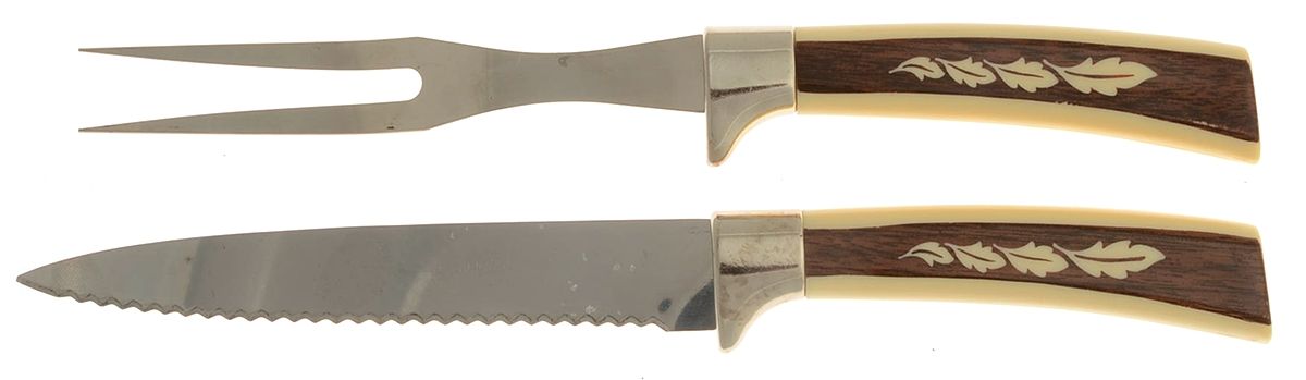 REF6 (STAINLESS) Small Stainless Blade 2-Piece Steak Carving Set by Regent Sheffield-1