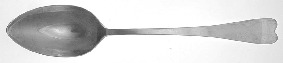 RDS84 (Silverplate) Large Solid Dressing Spoon by Reed & Barton-1