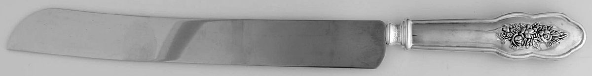 Old Country Roses (Stainless, No Gold) Wedding Cake Knife with Stainless Blade by Royal Doulton-1