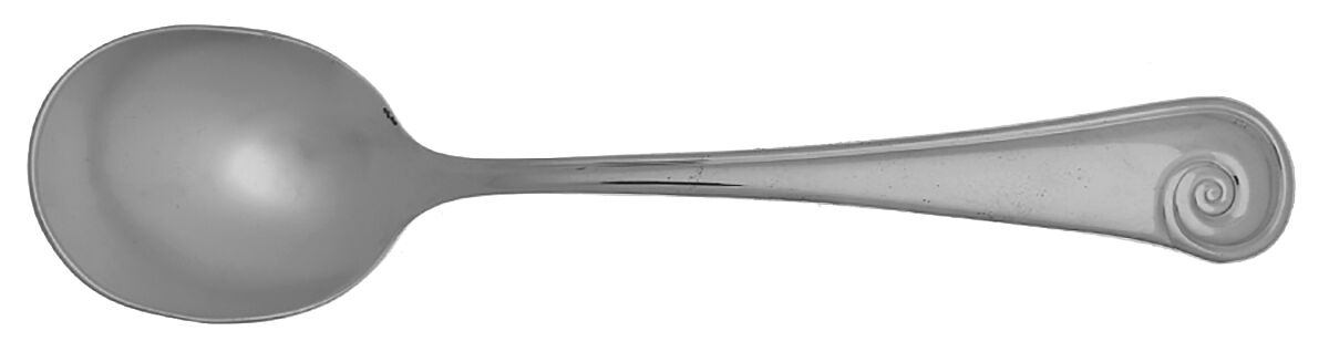 Sea Shells (Stainless) Round Bowl Soup Spoon (Cream Soup) HC by Reed & Barton-1