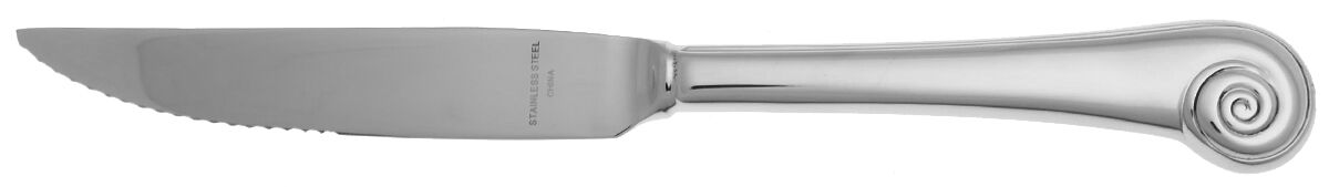 Sea Shells (Stainless) Steak Knife Individual Hollow, Serrate HC by Reed & Barton-1