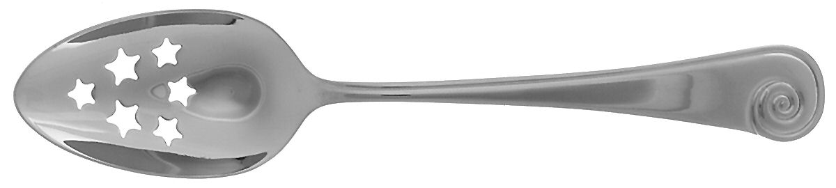 Sea Shells (Stainless) Pierced Tablespoon (Serving Spoon) by Reed & Barton-1