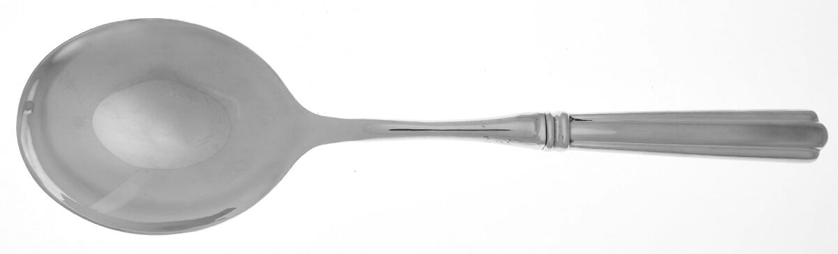 Preston (Stainless) Casserole Spoon with Smooth Stainless Bowl HC by Reed & Barton-1