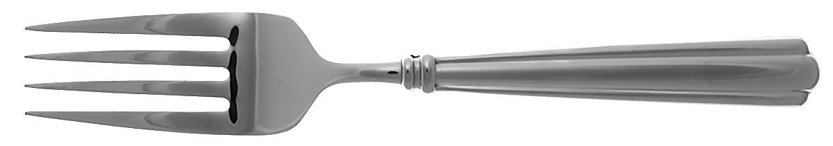 Preston (Stainless) Large Solid Cold Meat Serving Fork by Reed & Barton-1