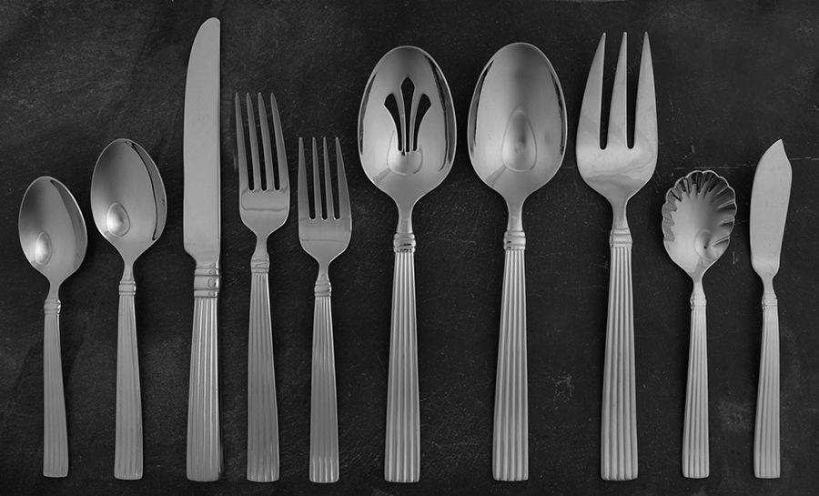 Crescendo II (Stainless) 45 Piece Starter Set by Reed & Barton-1