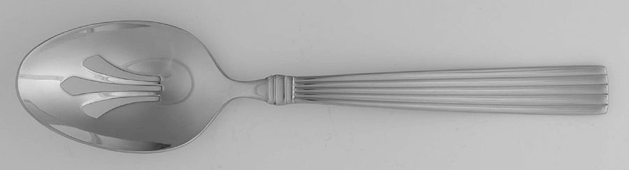 Crescendo II (Stainless) Pierced Tablespoon (Serving Spoon) by Reed & Barton-1