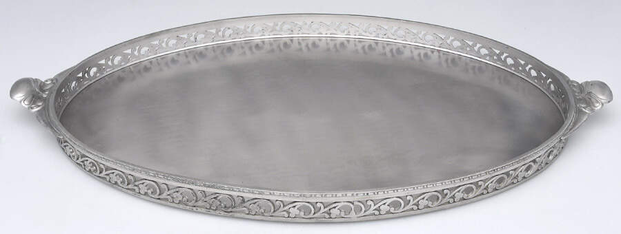 RHL1 (Pewter, Hollowware) 18" Complimentary Gallery Tray by Royal Holland-1