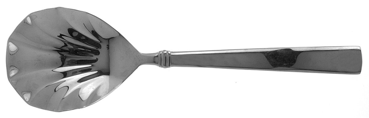 Regent (Stainless) Solid Shell Casserole Spoon by Reed & Barton-1