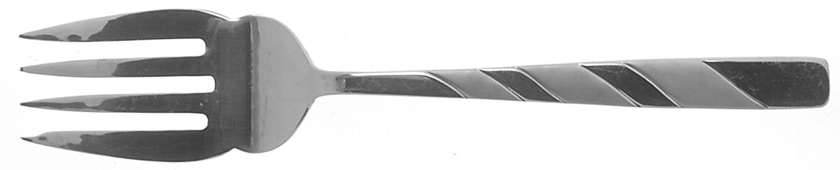 Place Vendome (Stainless) Large Solid Cold Meat Serving Fork by Reed & Barton-1