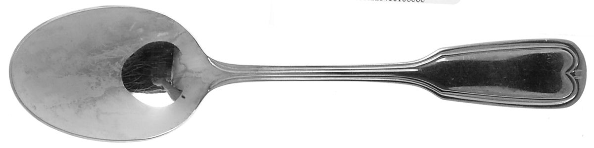 Fiddle (Stainless) Place/Oval Soup Spoon by Roberts & Belk-1