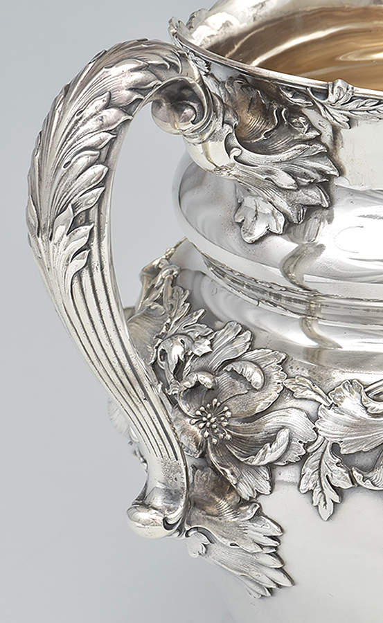 Les Cinq Fleurs (Sterling, Hollowware) Sterling Water Pitcher by Reed & Barton-4