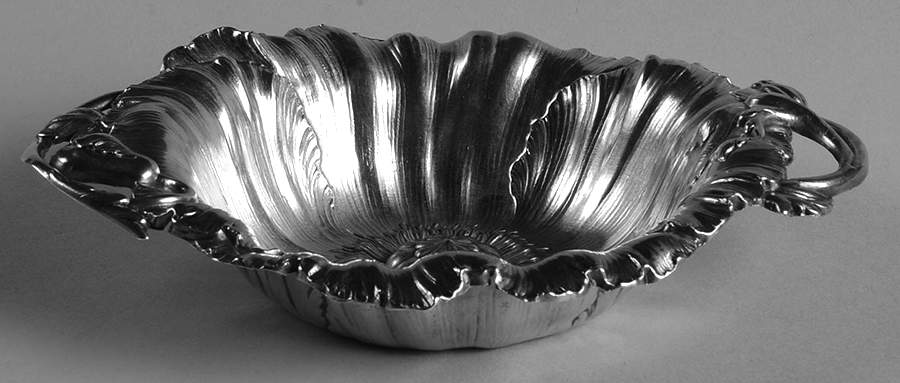 Les Cinq Fleurs (Sterling, Hollowware) Master Nut Dish by Reed & Barton-1