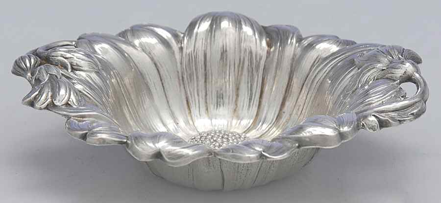 Les Cinq Fleurs (Sterling, Hollowware) Nut Dish by Reed & Barton-1