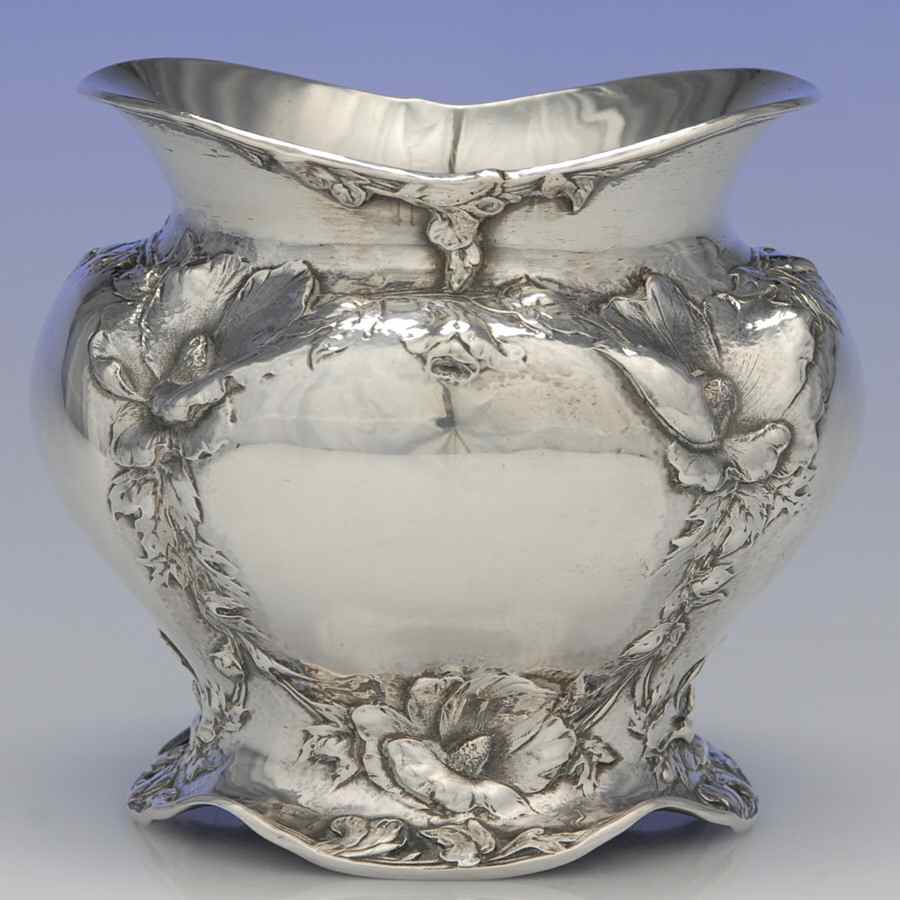 Les Cinq Fleurs (Sterling, Hollowware) Waste Bowl by Reed & Barton-1