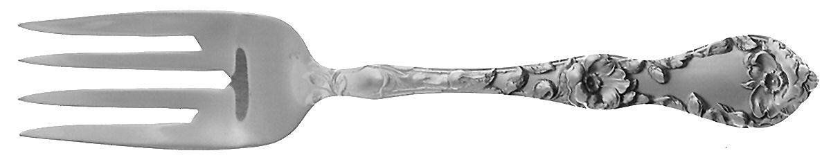 Les Cinq Fleurs (Sterling, Newer) Individual Salad Fork by Reed & Barton-1