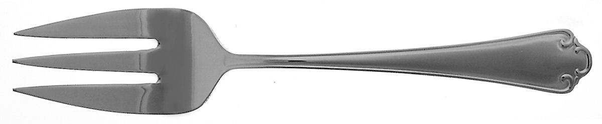 Ashland (Stainless) Medium Solid Cold Meat Serving Fork by Reed & Barton-1