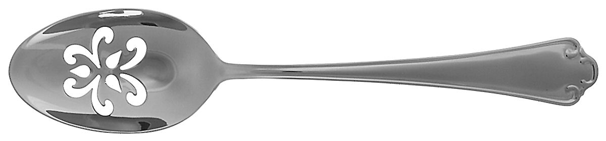 Ashland (Stainless) Pierced Tablespoon (Serving Spoon) by Reed & Barton-1