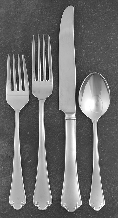 Ashland Matte (Stainless) 4 Piece Place Setting by Reed & Barton-1