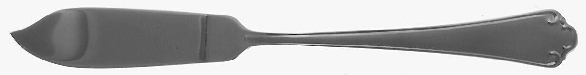 Ashland Matte (Stainless) Hollow Handle Master Butter Knife by Reed & Barton-1