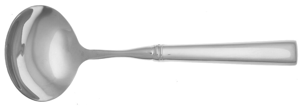 Perspective (Stainless) Gravy Ladle with No Spout Stainless Bowl HC by Reed & Barton-1