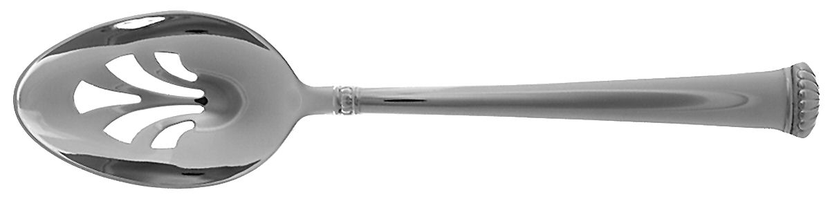 Fairmont (Stainless) Pierced Tablespoon (Serving Spoon) by Reed & Barton-1