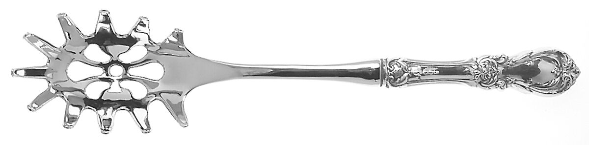 Burgundy (Sterling, 1949, No Monograms) Pasta Server with Stainless Bowl by Reed & Barton-1