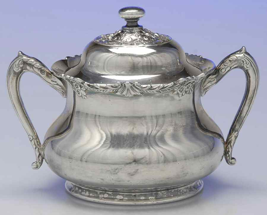 3515 (Silverplate, Hollowware) Sugar Bowl & Lid by Reed & Barton-1