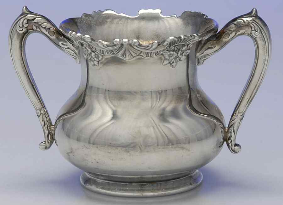3515 (Silverplate, Hollowware) Silverplate Open Sugar Bowl by Reed & Barton-1